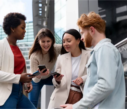 Custom Web Portal Development Services. Young people