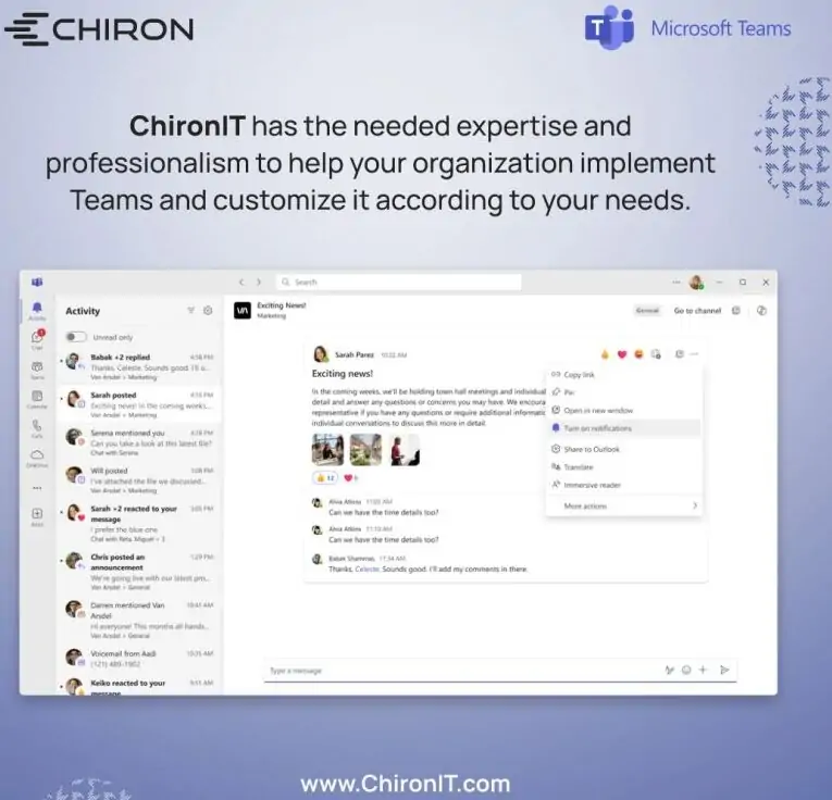 Microsoft Teams as their main collaboration tool