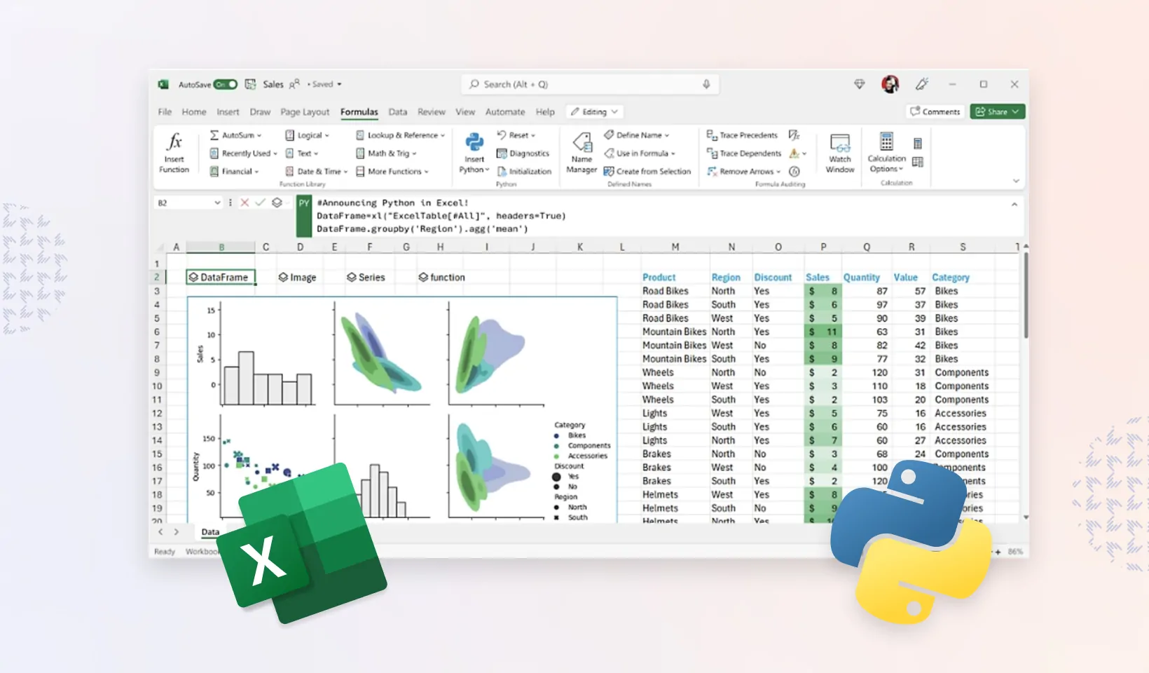 New Python Editor in Excel