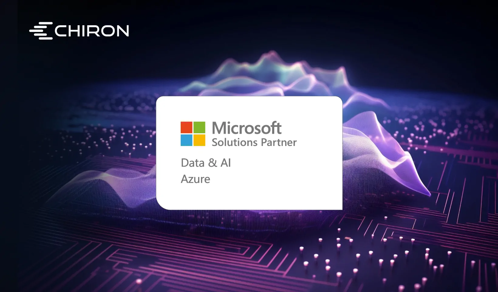 Chiron IT has become an official Microsoft Solution Partner Designation in Data & AI