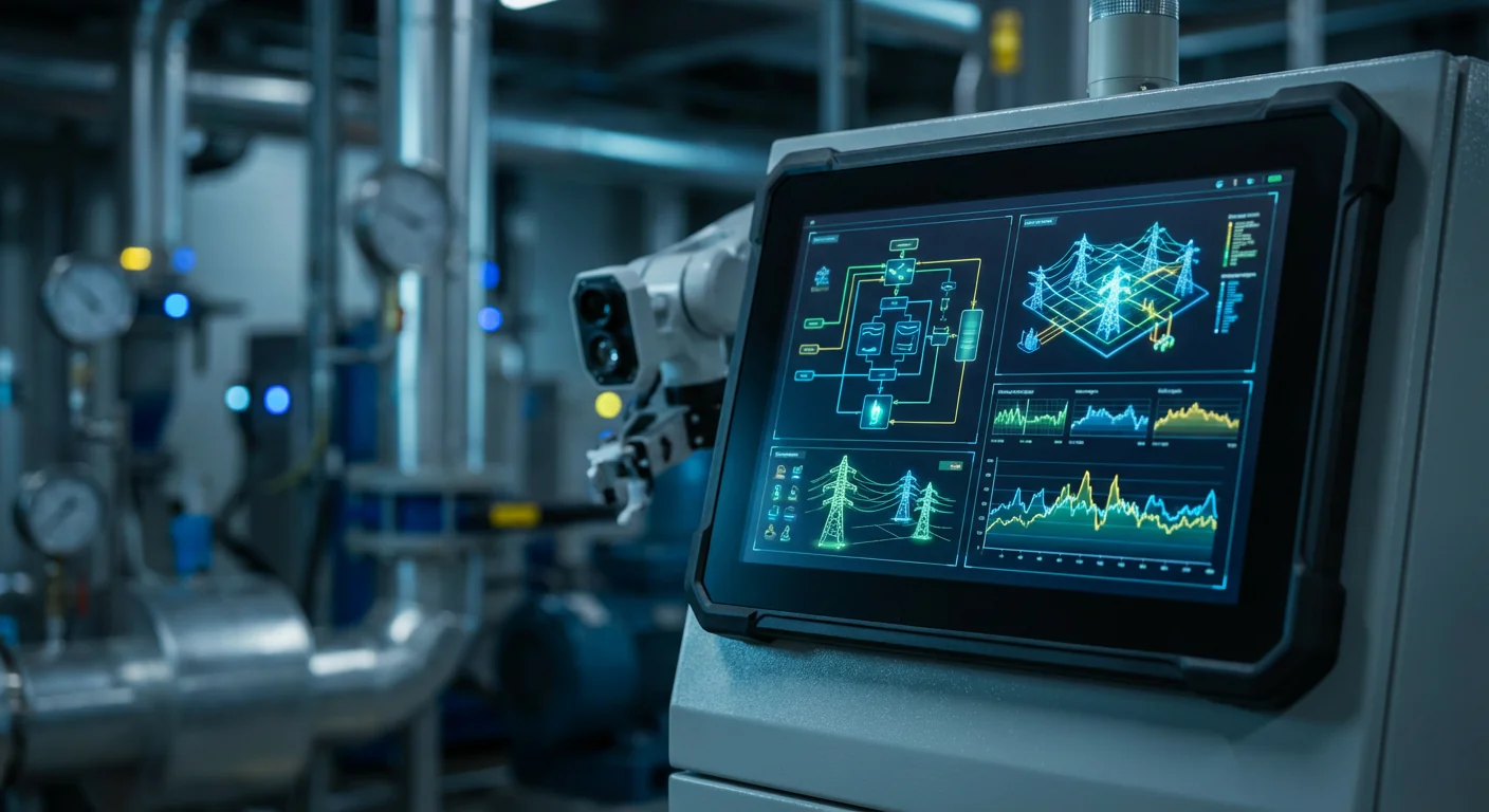 AI-powered system in utilities with digital data analytics for energy management and grid monitoring